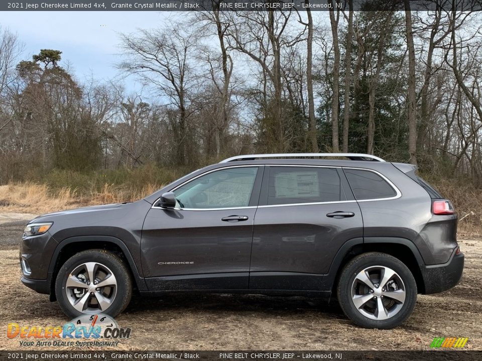 2021 Jeep Cherokee Limited 4x4 Granite Crystal Metallic / Black Photo #4