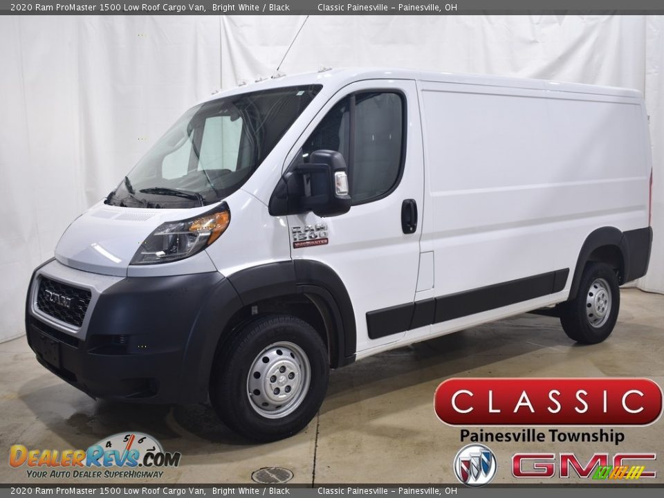 2020 Ram ProMaster 1500 Low Roof Cargo Van Bright White / Black Photo #1