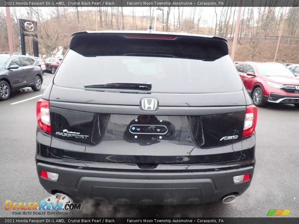 2021 Honda Passport EX-L AWD Crystal Black Pearl / Black Photo #4