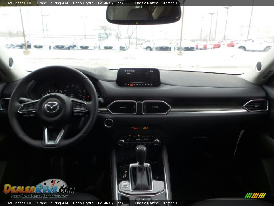 2020 Mazda CX-5 Grand Touring AWD Deep Crystal Blue Mica / Black Photo #5