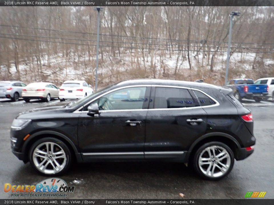 2018 Lincoln MKC Reserve AWD Black Velvet / Ebony Photo #6