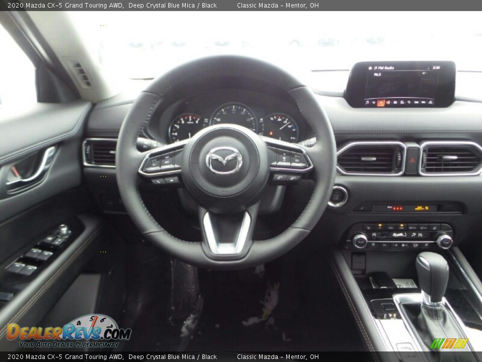 2020 Mazda CX-5 Grand Touring AWD Deep Crystal Blue Mica / Black Photo #6