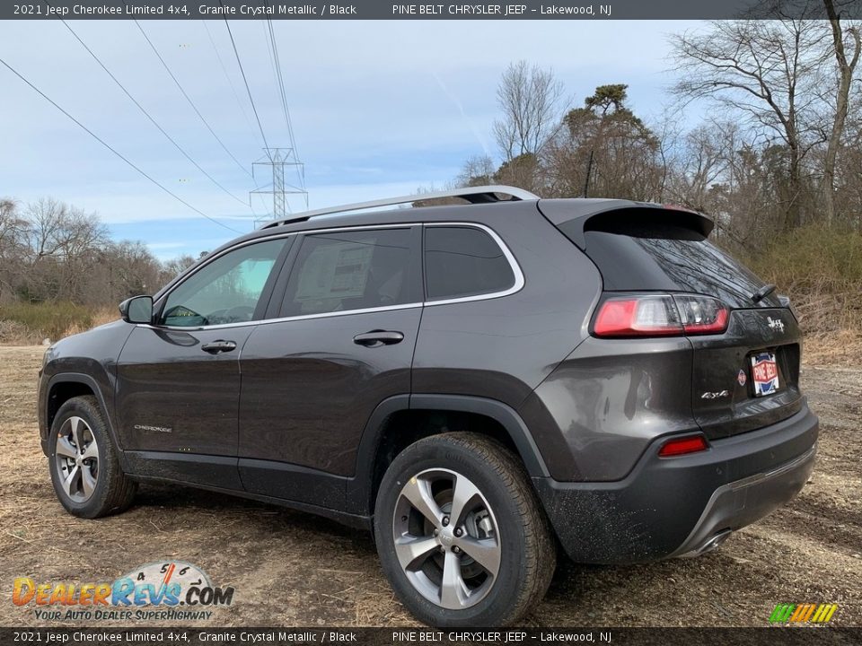 2021 Jeep Cherokee Limited 4x4 Granite Crystal Metallic / Black Photo #6