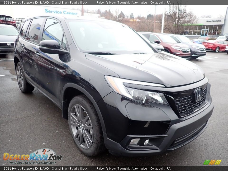 2021 Honda Passport EX-L AWD Crystal Black Pearl / Black Photo #6