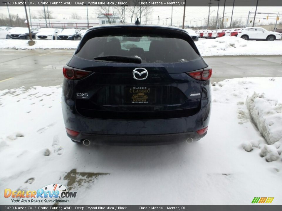 2020 Mazda CX-5 Grand Touring AWD Deep Crystal Blue Mica / Black Photo #1