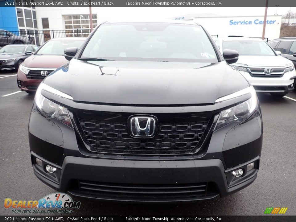 2021 Honda Passport EX-L AWD Crystal Black Pearl / Black Photo #7