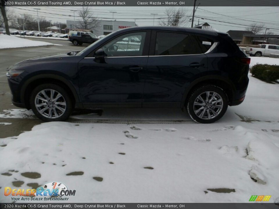 2020 Mazda CX-5 Grand Touring AWD Deep Crystal Blue Mica / Black Photo #2