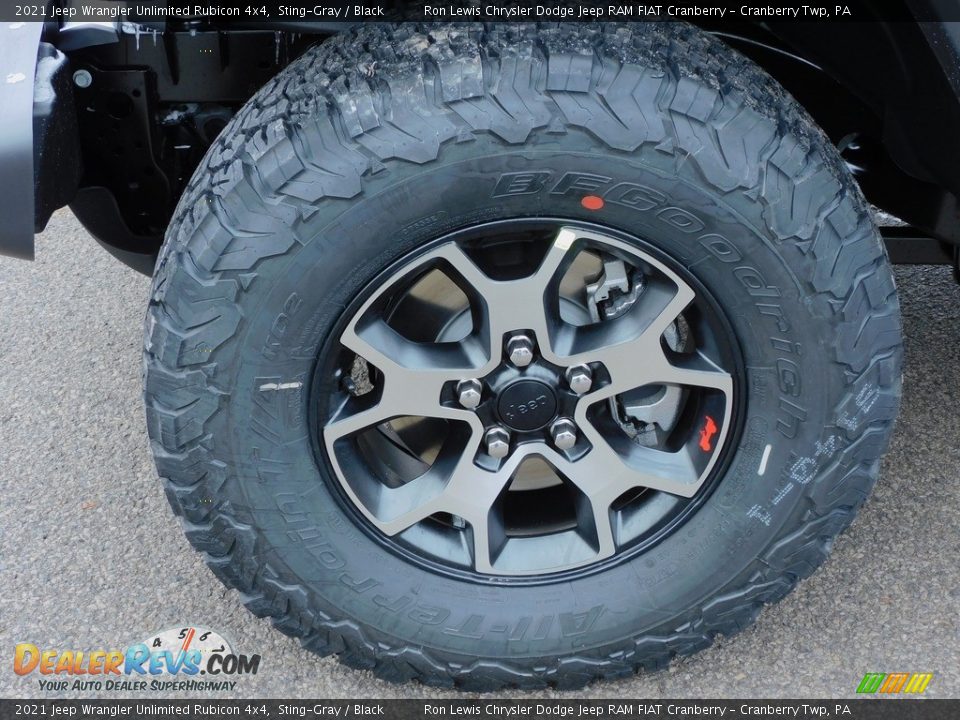 2021 Jeep Wrangler Unlimited Rubicon 4x4 Wheel Photo #10