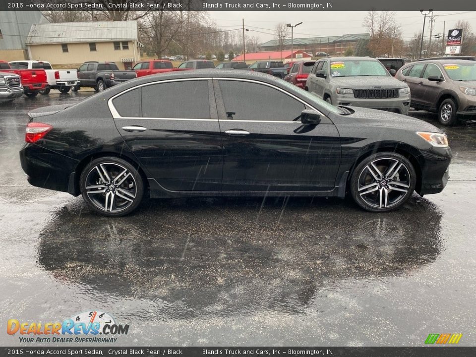 2016 Honda Accord Sport Sedan Crystal Black Pearl / Black Photo #5