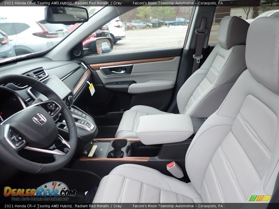 Front Seat of 2021 Honda CR-V Touring AWD Hybrid Photo #8