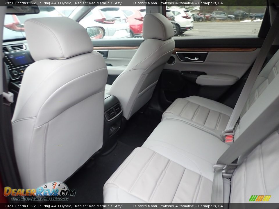 Rear Seat of 2021 Honda CR-V Touring AWD Hybrid Photo #9