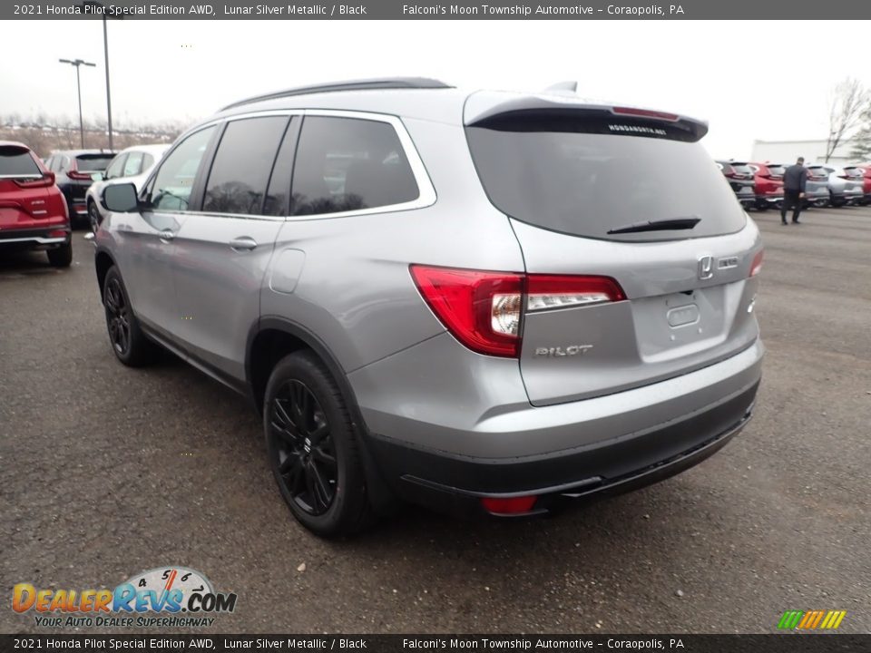 2021 Honda Pilot Special Edition AWD Lunar Silver Metallic / Black Photo #3