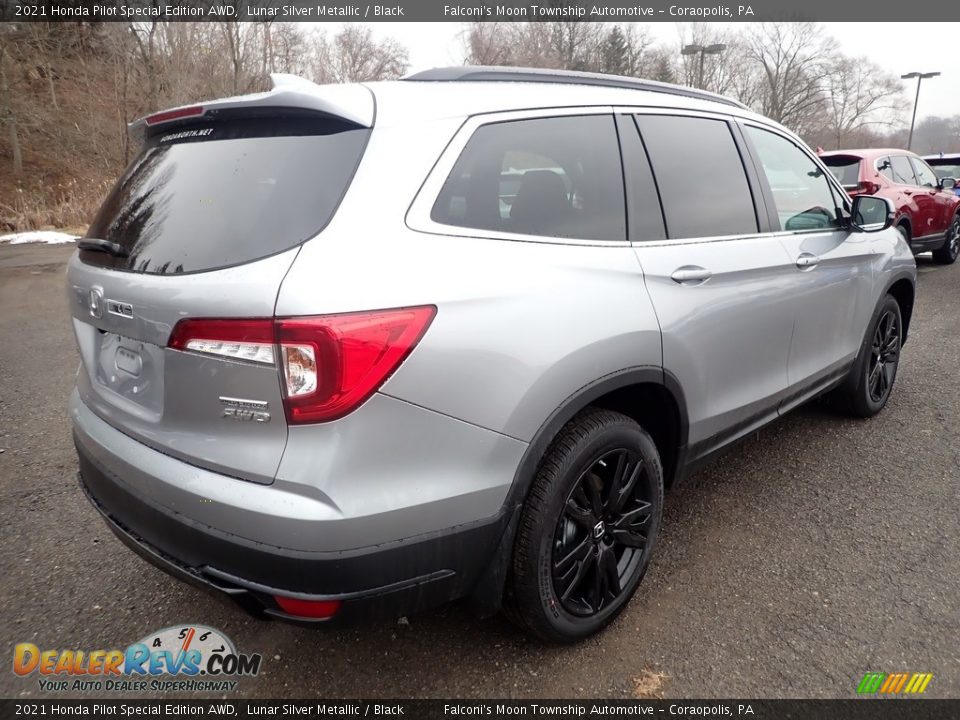 2021 Honda Pilot Special Edition AWD Lunar Silver Metallic / Black Photo #5