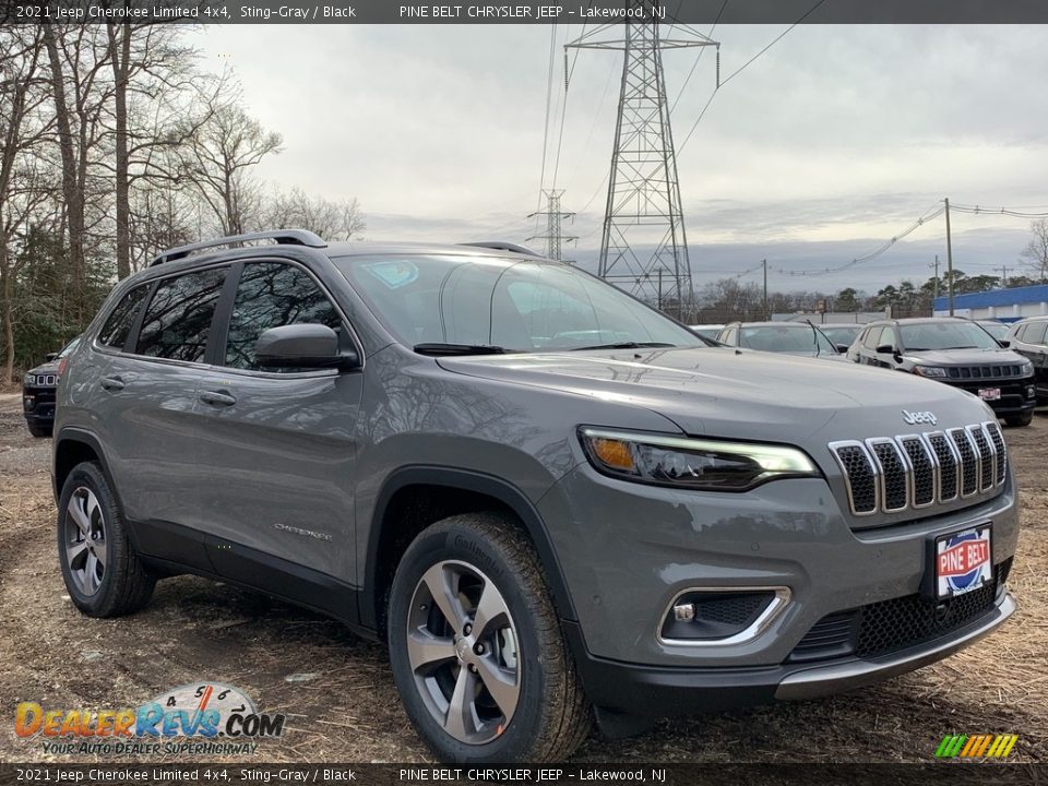 2021 Jeep Cherokee Limited 4x4 Sting-Gray / Black Photo #1