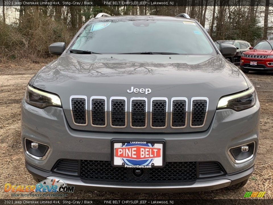 2021 Jeep Cherokee Limited 4x4 Sting-Gray / Black Photo #3