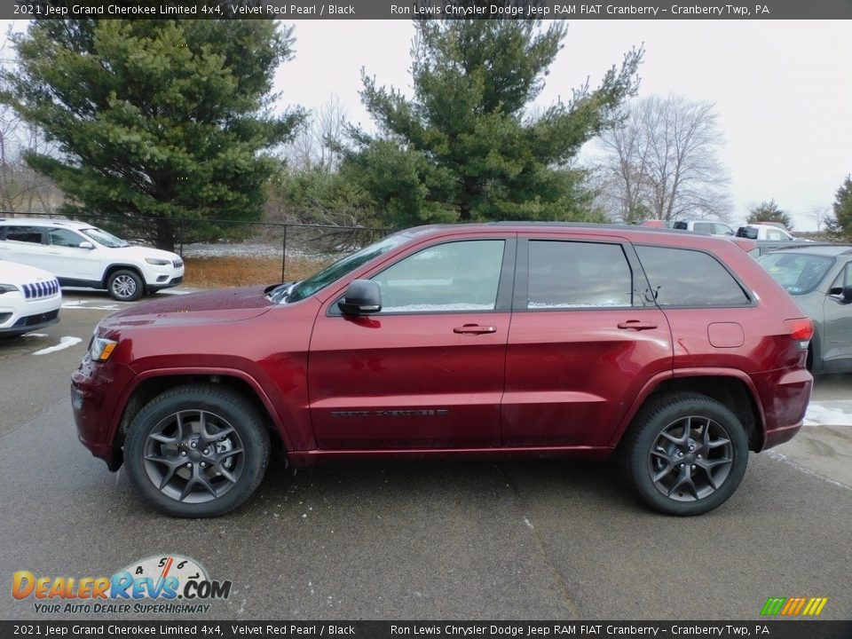 Velvet Red Pearl 2021 Jeep Grand Cherokee Limited 4x4 Photo #9