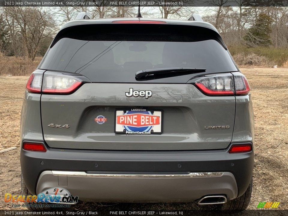 2021 Jeep Cherokee Limited 4x4 Sting-Gray / Black Photo #7