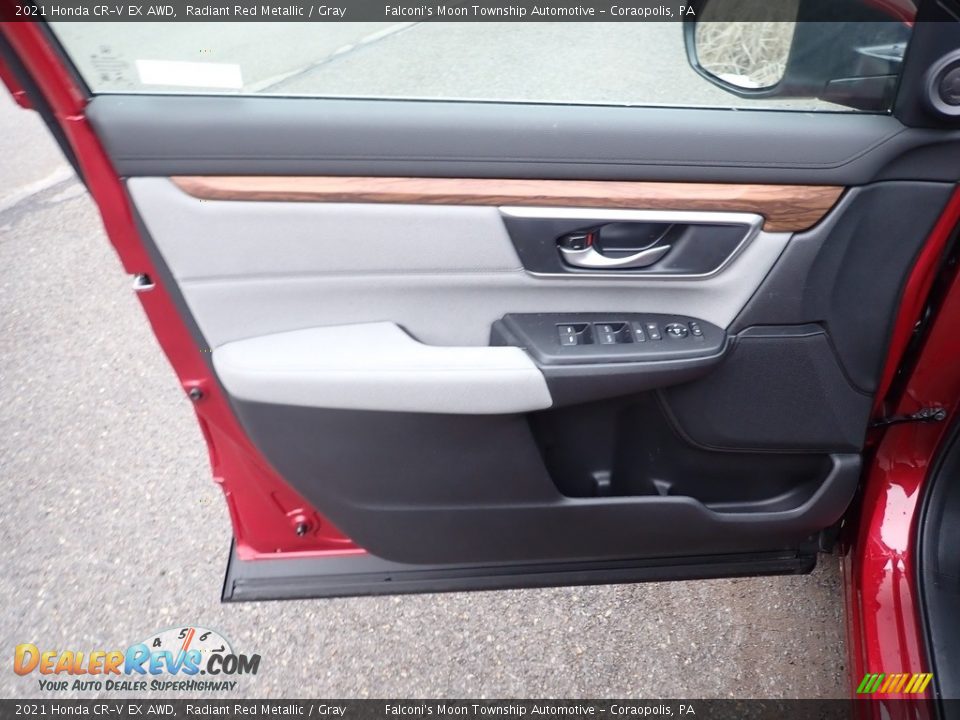 2021 Honda CR-V EX AWD Radiant Red Metallic / Gray Photo #11
