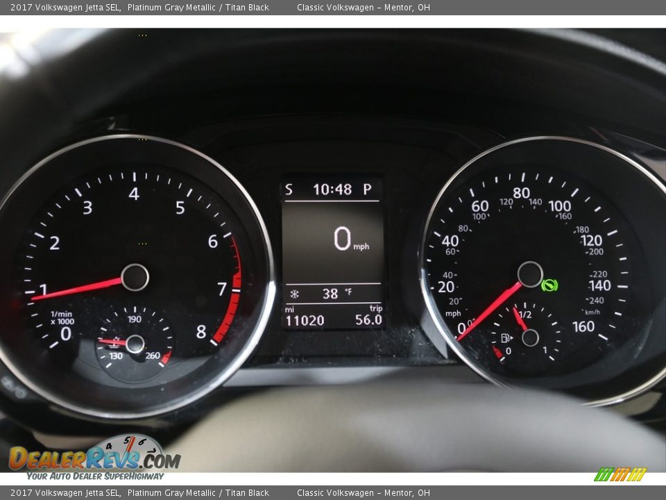 2017 Volkswagen Jetta SEL Gauges Photo #8