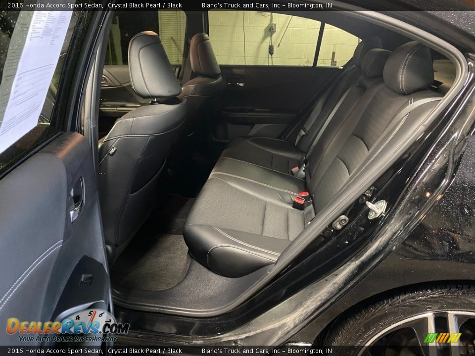 2016 Honda Accord Sport Sedan Crystal Black Pearl / Black Photo #29