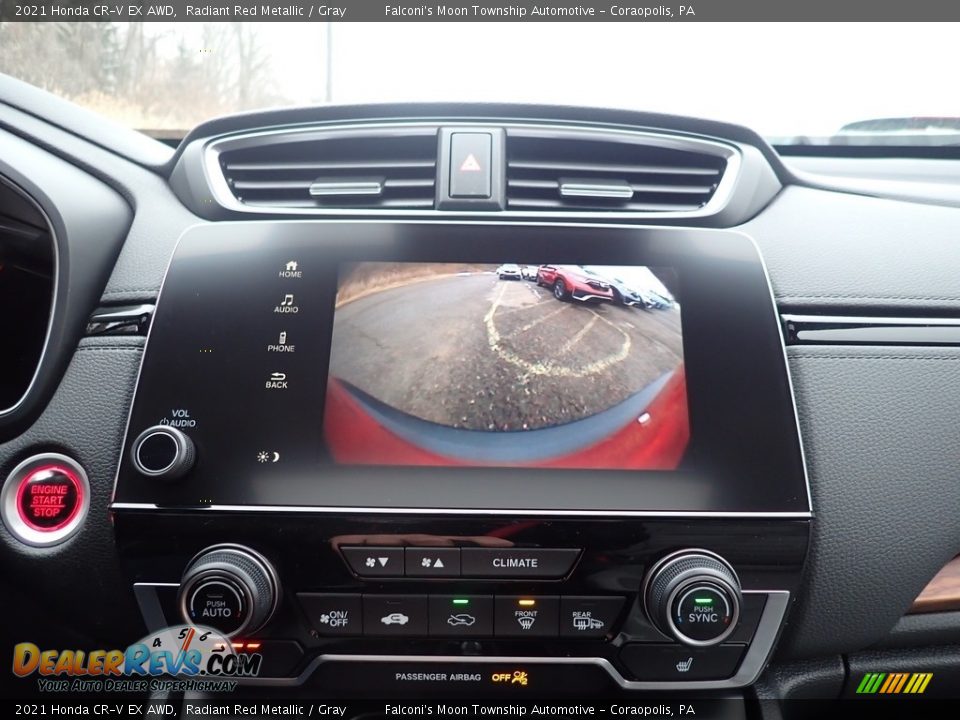 2021 Honda CR-V EX AWD Radiant Red Metallic / Gray Photo #15