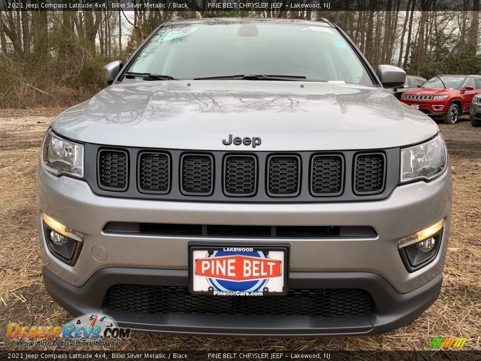 2021 Jeep Compass Latitude 4x4 Billet Silver Metallic / Black Photo #3