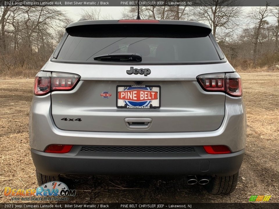 2021 Jeep Compass Latitude 4x4 Billet Silver Metallic / Black Photo #7
