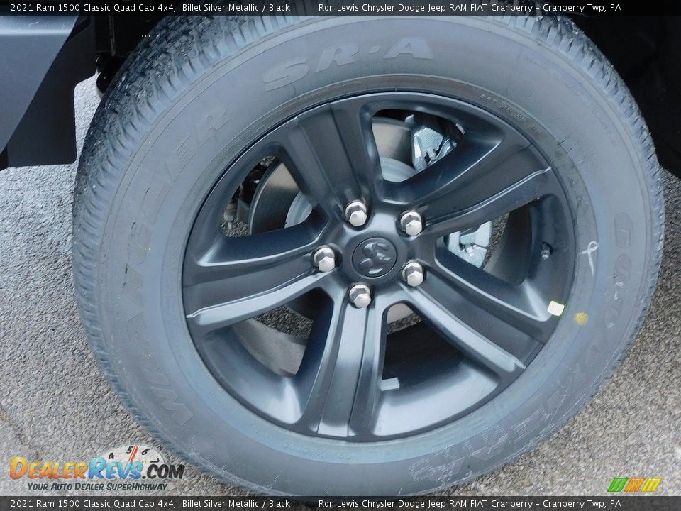 2021 Ram 1500 Classic Quad Cab 4x4 Billet Silver Metallic / Black Photo #10