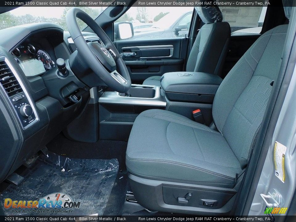 2021 Ram 1500 Classic Quad Cab 4x4 Billet Silver Metallic / Black Photo #11