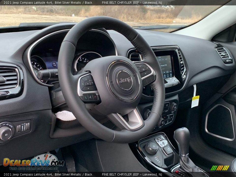 2021 Jeep Compass Latitude 4x4 Billet Silver Metallic / Black Photo #12