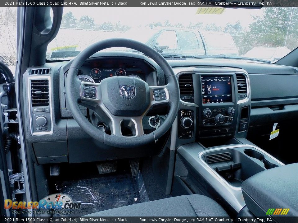 2021 Ram 1500 Classic Quad Cab 4x4 Billet Silver Metallic / Black Photo #13