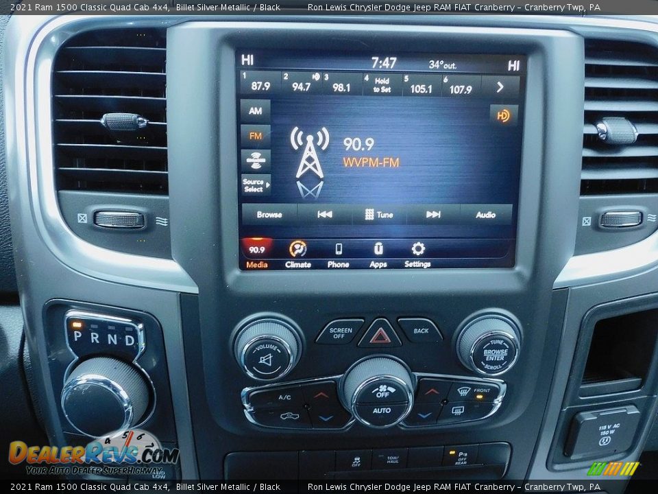 2021 Ram 1500 Classic Quad Cab 4x4 Billet Silver Metallic / Black Photo #15