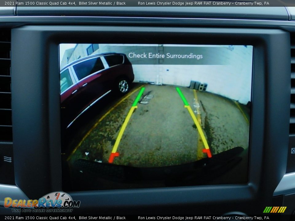 2021 Ram 1500 Classic Quad Cab 4x4 Billet Silver Metallic / Black Photo #16