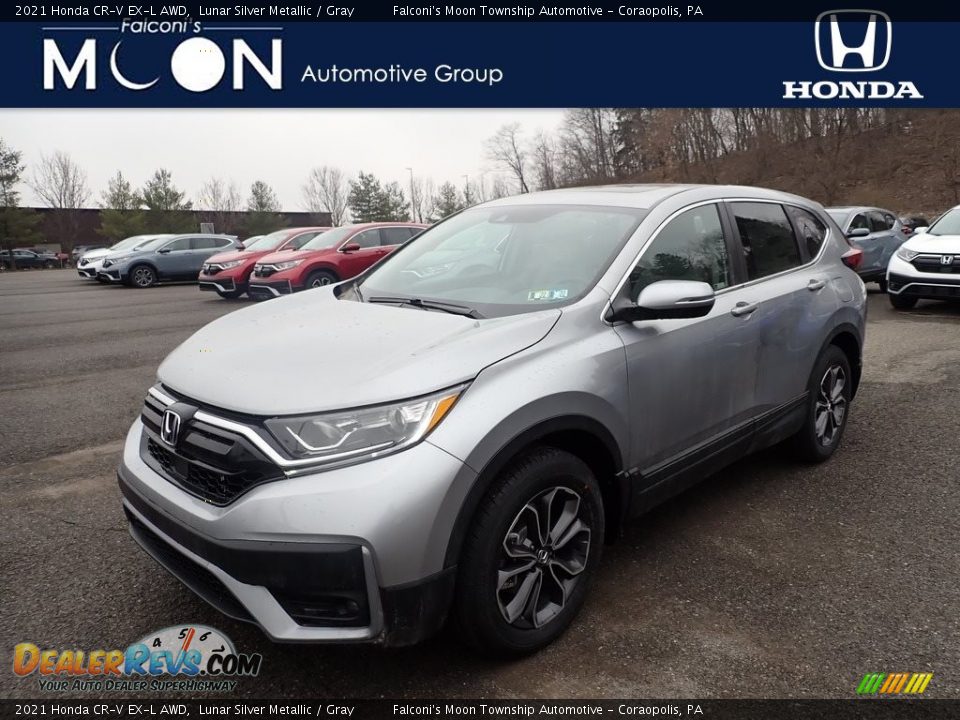 2021 Honda CR-V EX-L AWD Lunar Silver Metallic / Gray Photo #1