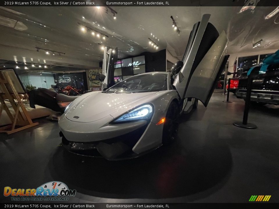 2019 McLaren 570S Coupe Ice Silver / Carbon Black Photo #6