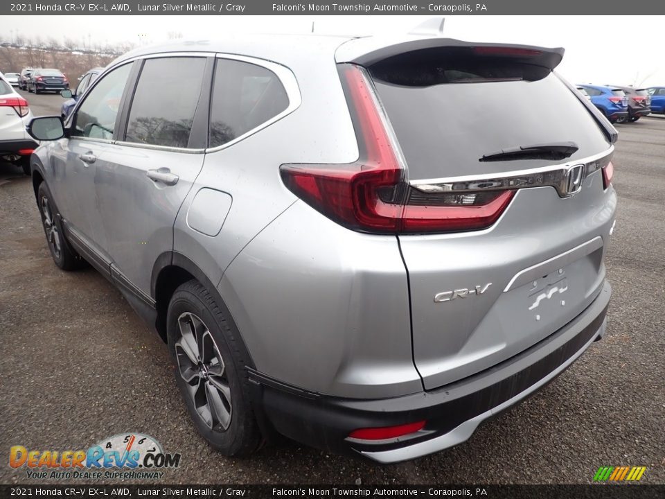 2021 Honda CR-V EX-L AWD Lunar Silver Metallic / Gray Photo #2