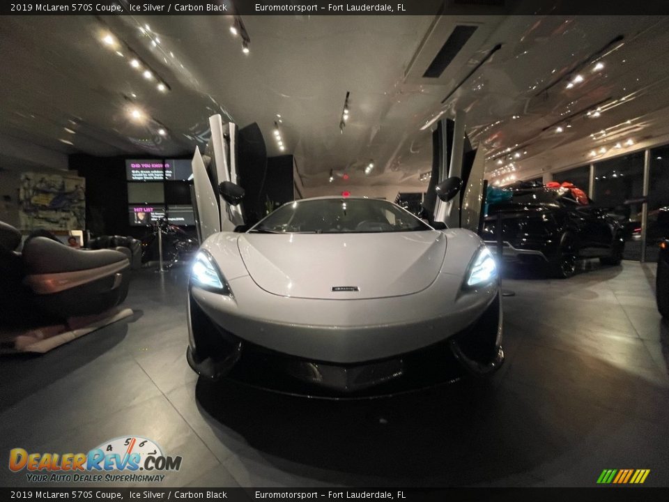 2019 McLaren 570S Coupe Ice Silver / Carbon Black Photo #7