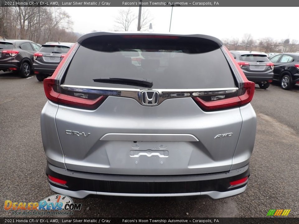 2021 Honda CR-V EX-L AWD Lunar Silver Metallic / Gray Photo #3