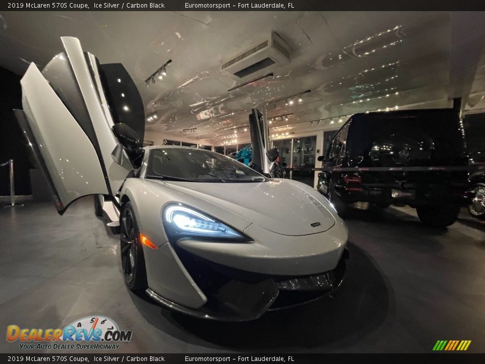 2019 McLaren 570S Coupe Ice Silver / Carbon Black Photo #8