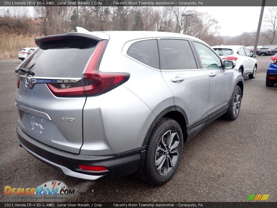 2021 Honda CR-V EX-L AWD Lunar Silver Metallic / Gray Photo #4