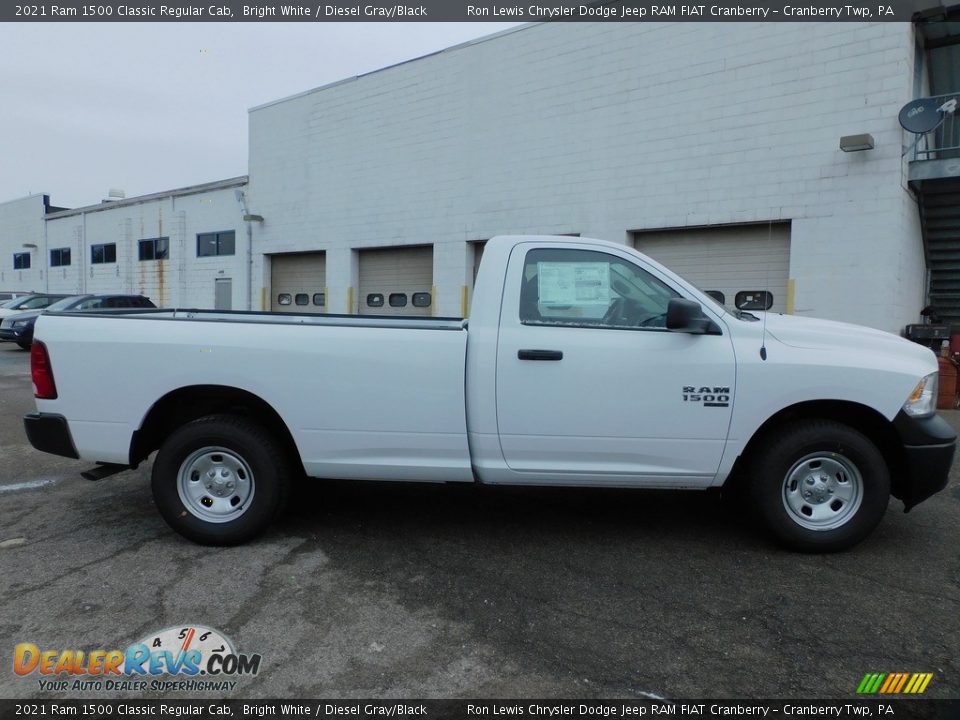 2021 Ram 1500 Classic Regular Cab Bright White / Diesel Gray/Black Photo #4