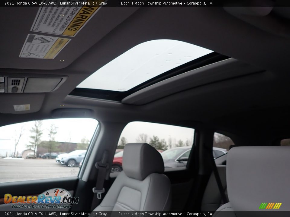 2021 Honda CR-V EX-L AWD Lunar Silver Metallic / Gray Photo #12