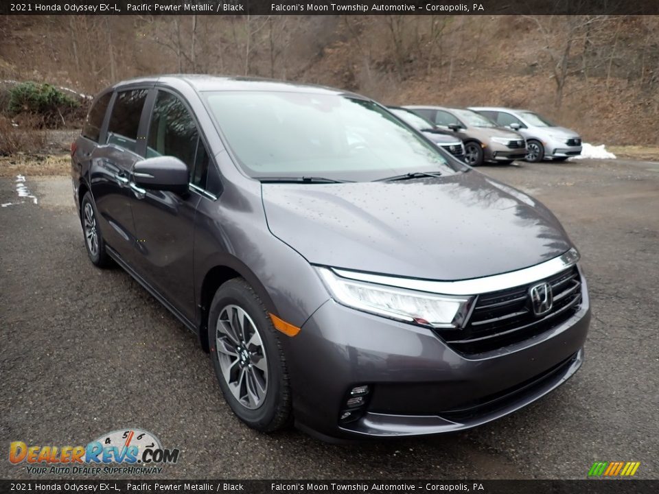 2021 Honda Odyssey EX-L Pacific Pewter Metallic / Black Photo #5