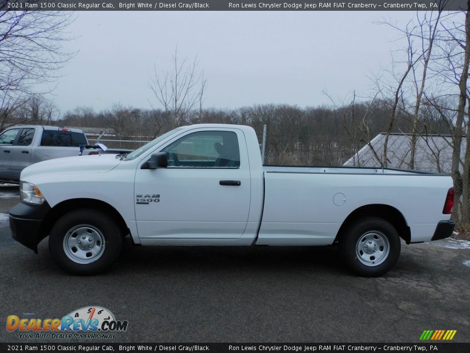 2021 Ram 1500 Classic Regular Cab Bright White / Diesel Gray/Black Photo #9