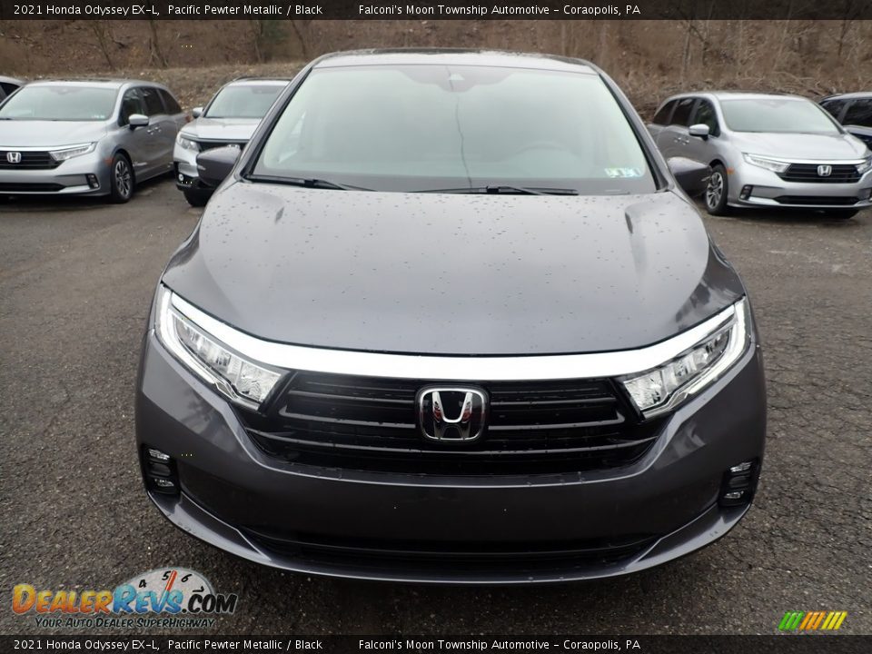 2021 Honda Odyssey EX-L Pacific Pewter Metallic / Black Photo #6
