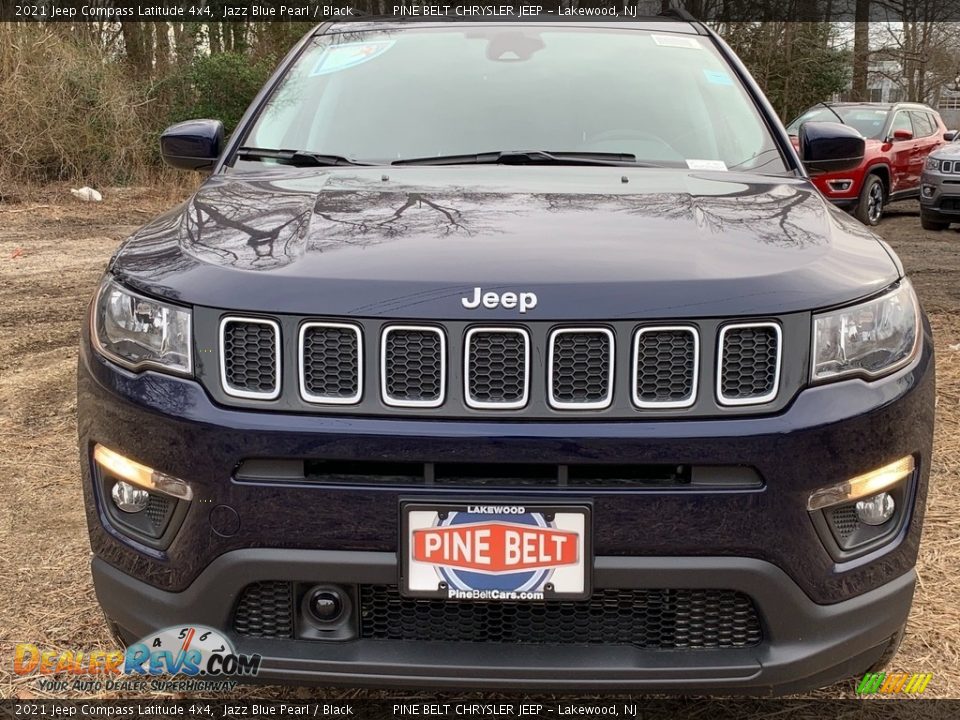 2021 Jeep Compass Latitude 4x4 Jazz Blue Pearl / Black Photo #3