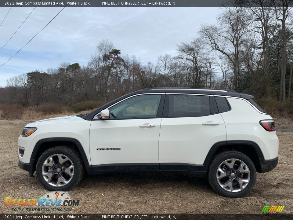 White 2021 Jeep Compass Limited 4x4 Photo #4