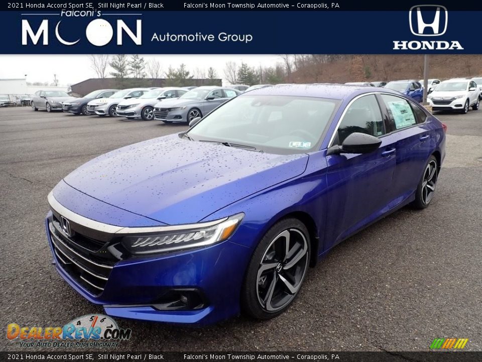 2021 Honda Accord Sport SE Still Night Pearl / Black Photo #1