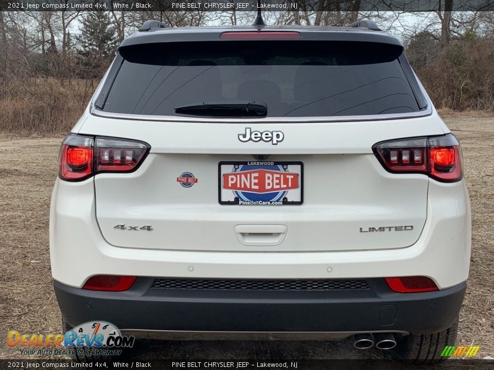 2021 Jeep Compass Limited 4x4 White / Black Photo #7