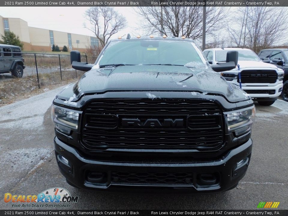 2021 Ram 2500 Limited Crew Cab 4x4 Diamond Black Crystal Pearl / Black Photo #2